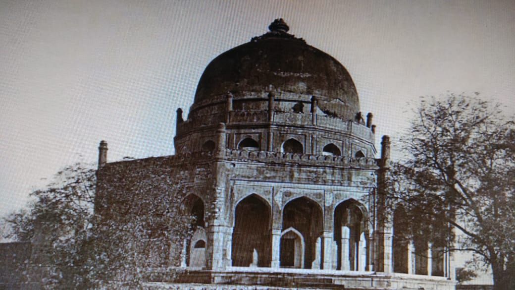 The same tomb in 1872