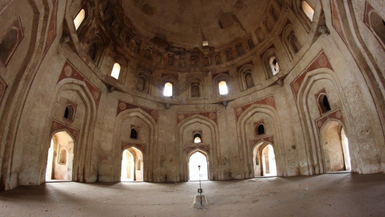 Inside the tomb