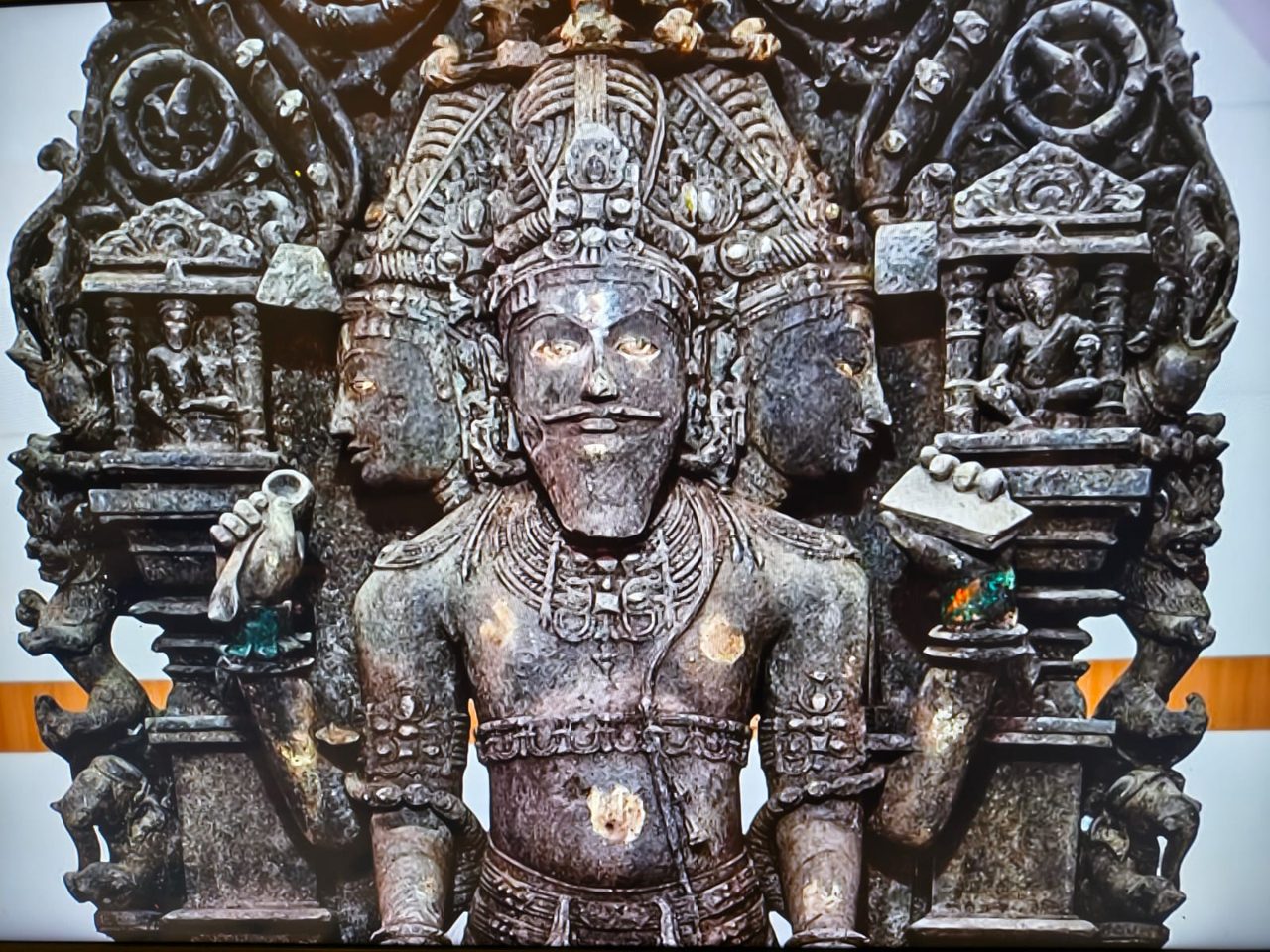 The four-faced murti of Lord Brahma