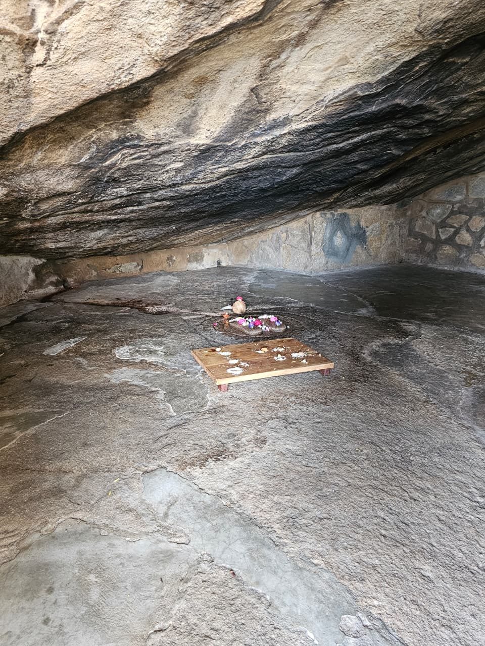 Inside the cave