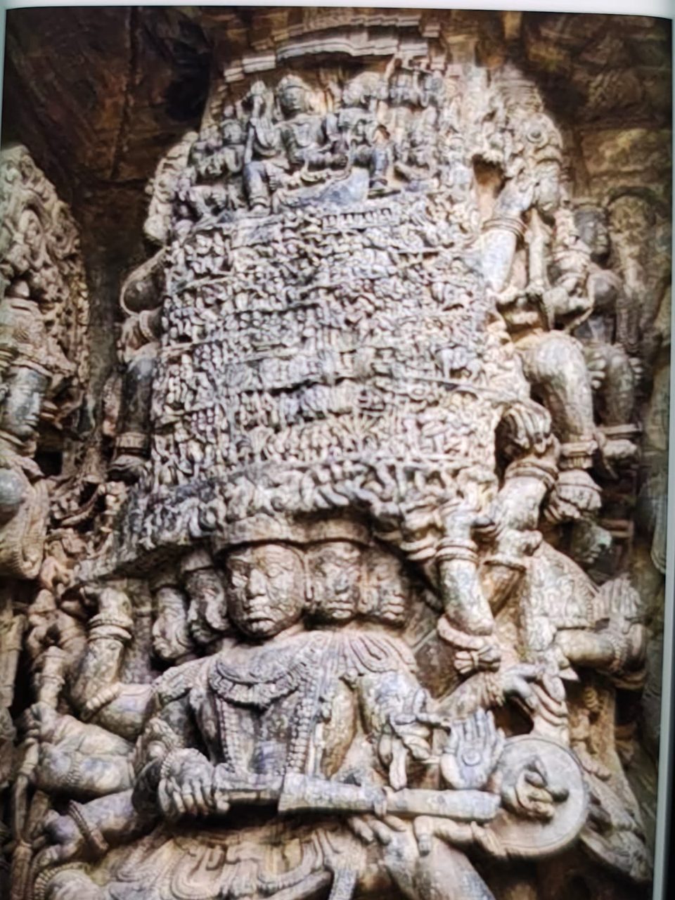 Ravana lifting Mount Kailash