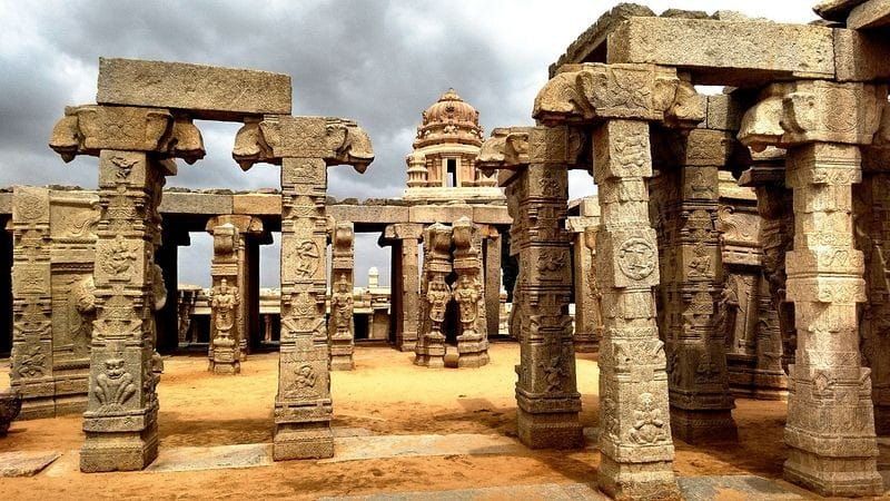 Pillared hall