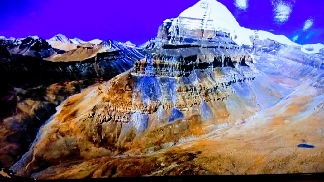 Kailash above the valley
