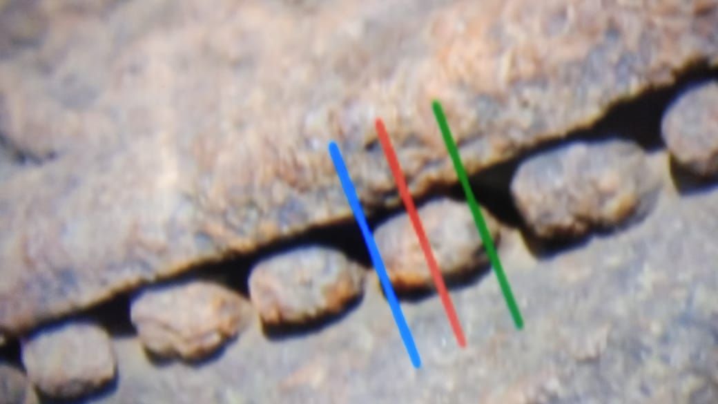 The beads, 3 minutes each