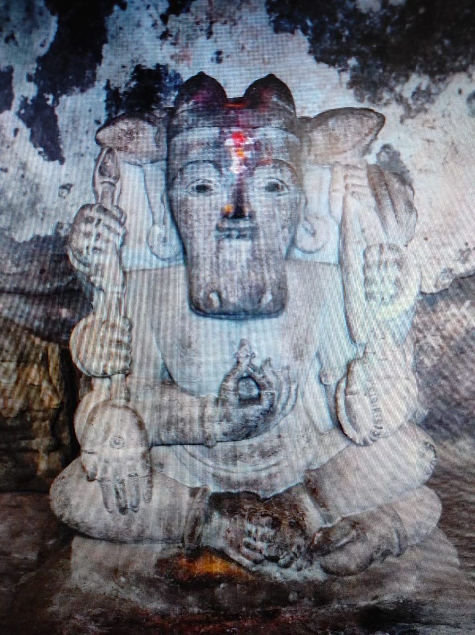 Agni in the cave