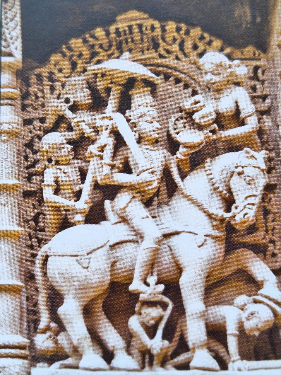 Kalki avatar on horseback