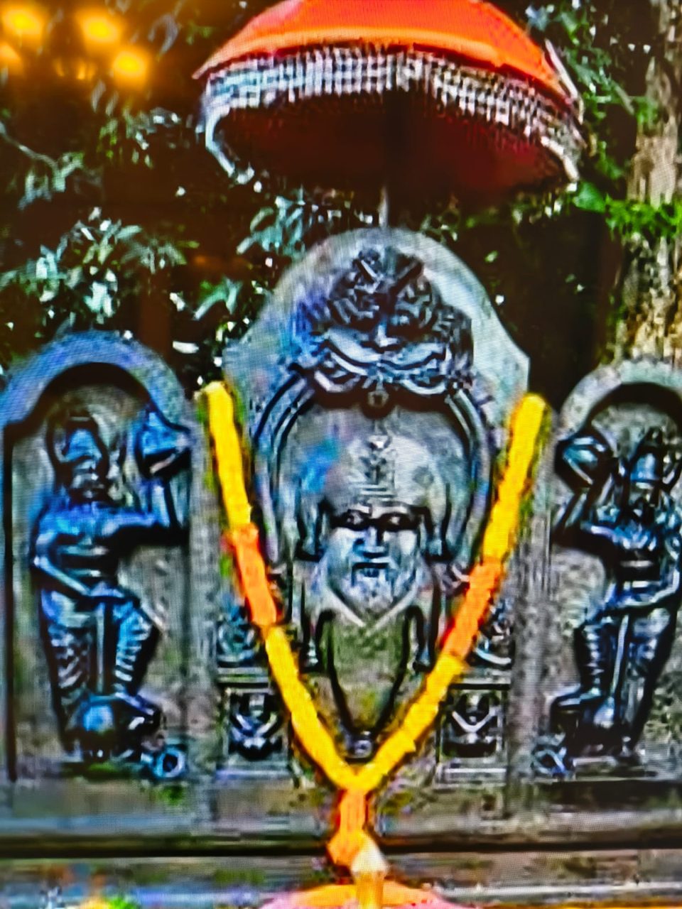 The deity at the temple