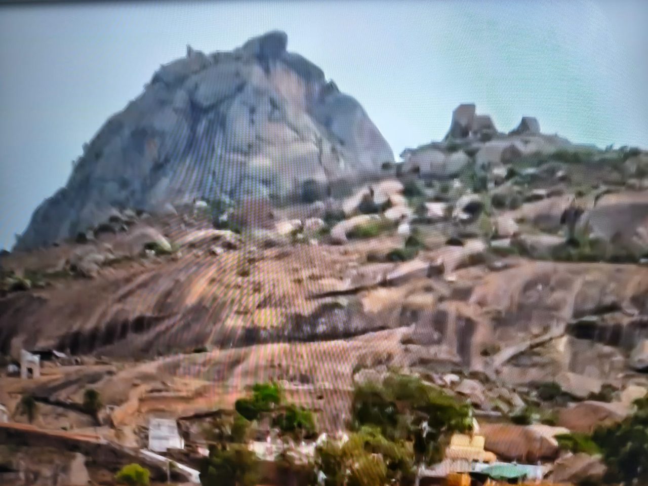 Shivaganga hill, shaped like a lingam
